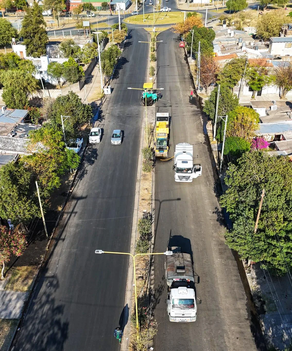 Se repavimentan avenidas en la Capital de Catamarca a través del Plan de Asfaltado Provincial