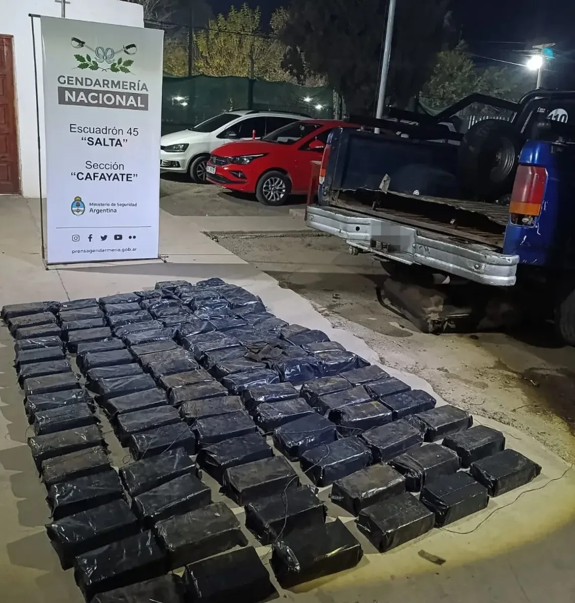 Más de 200 kilos de cocaína ocultos en una camioneta: desarticulan banda narco en Salta