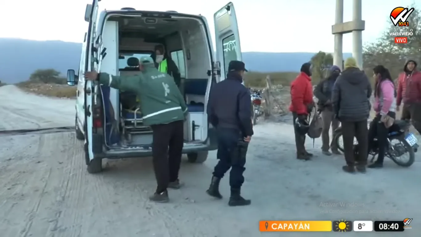 Catamarca: dos personas hospitalizadas por el derrape de una moto