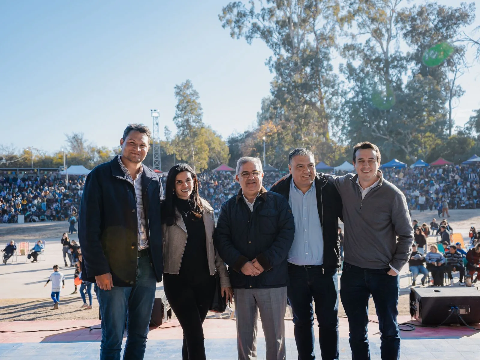 Raúl Jalil estuvo presente en la celebración de los 367 años de Andalgalá