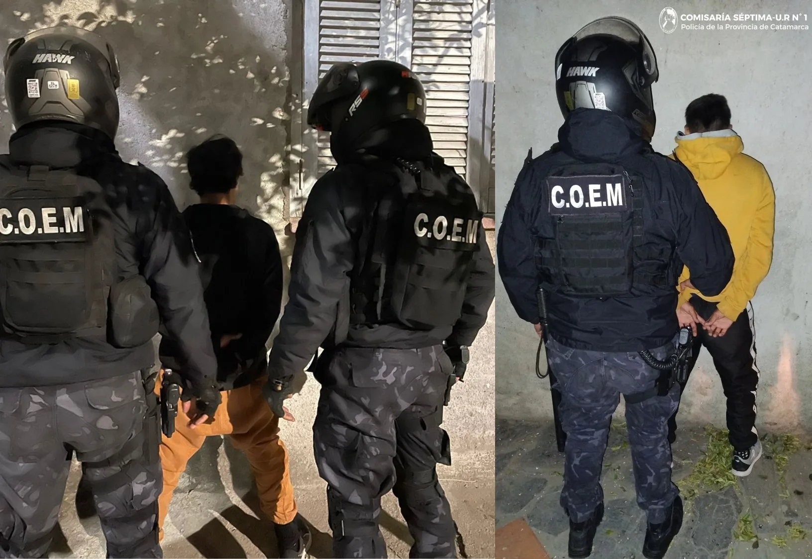 Catamarca: seis detenidos en distintos operativos