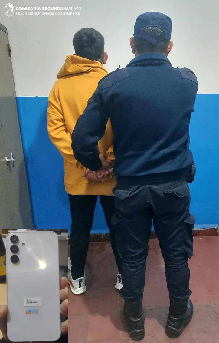 Detienen a un joven arrebatador en Catamarca