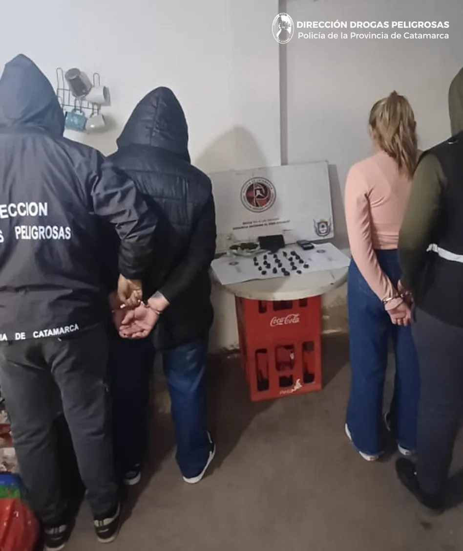 Catamarca: policías secuestraron marihuana y detuvieron a dos personas en La Paz