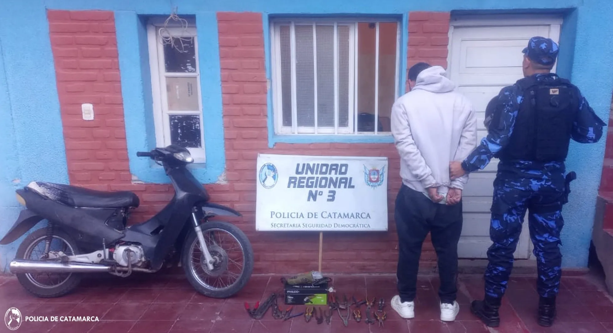 Catamarca: detienen a un joven, recuperan herramientas sustraídas y secuestran una moto en Belén