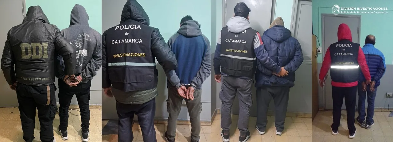 Catamarca: arrestaron a cuatro personas, secuestraron y recuperaron varios elementos
