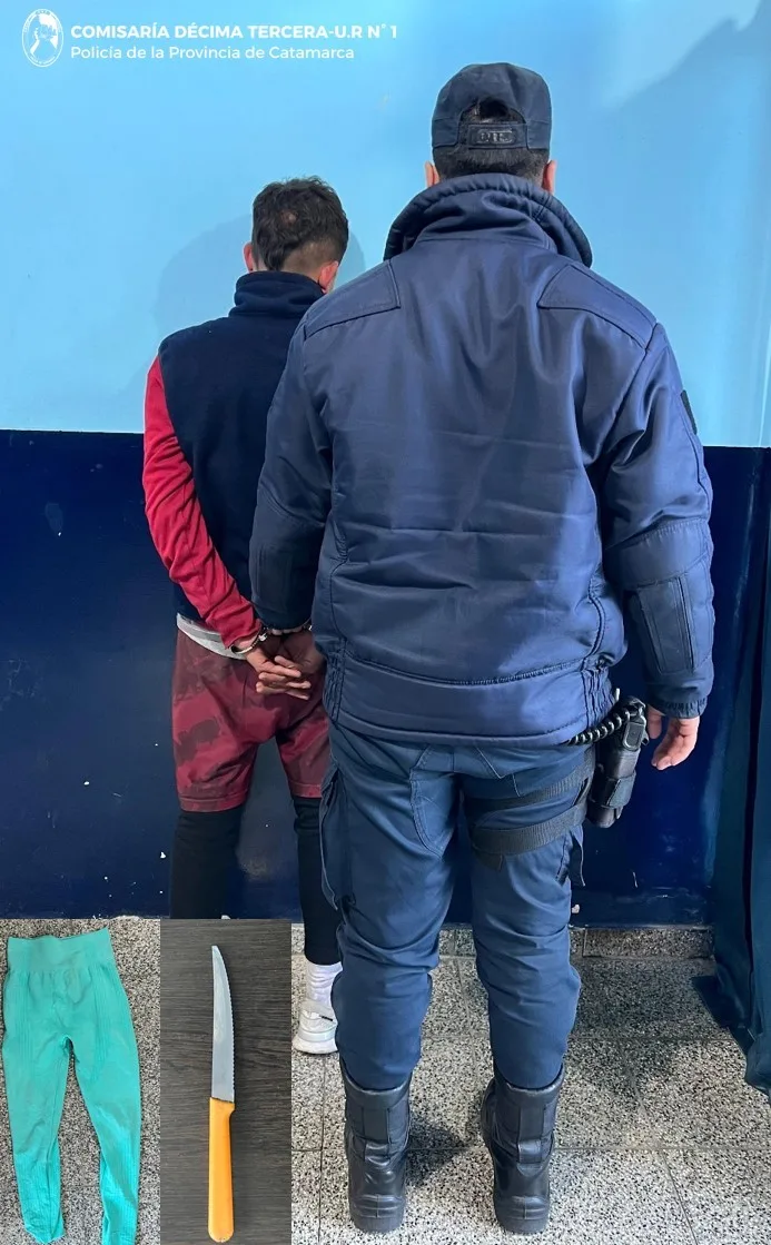 Detienen a un joven ladrón domiciliario en Catamarca