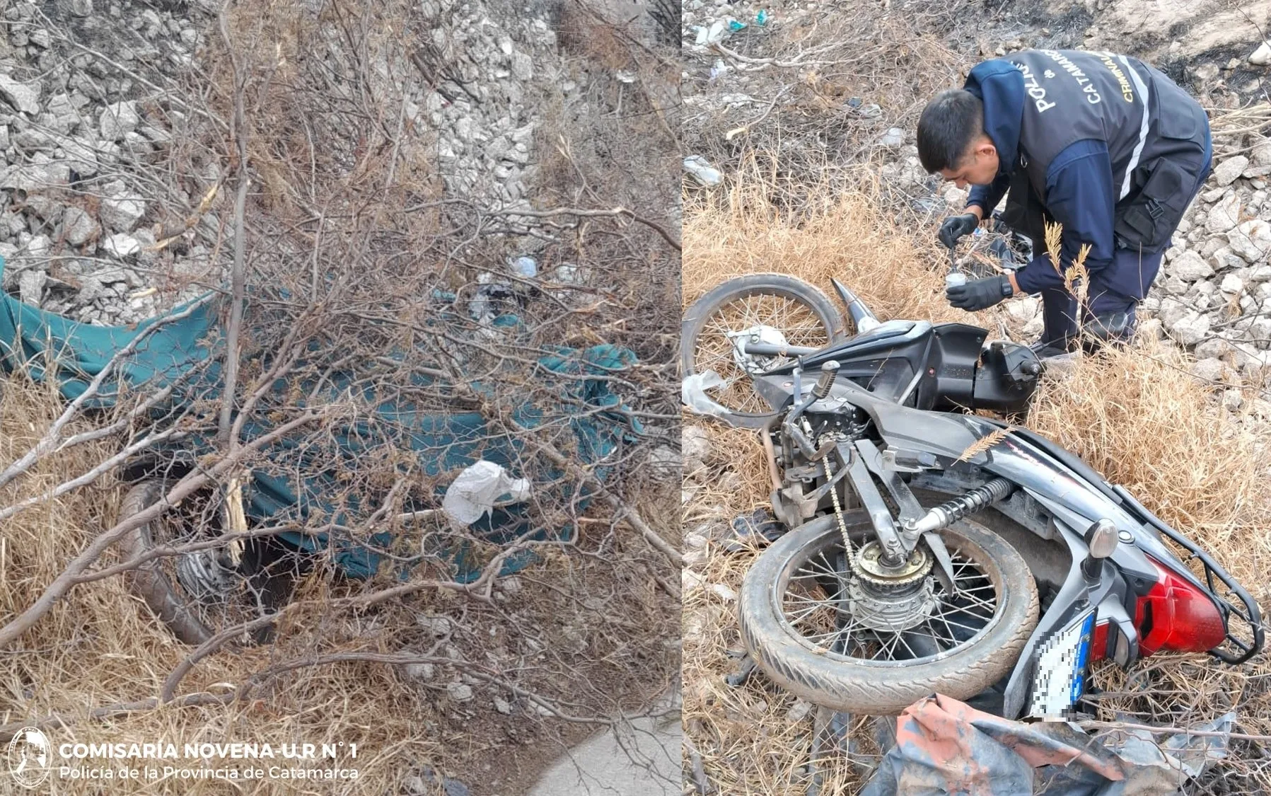Catamarca: policías recuperaron una motocicleta sustraída en el Sur de la Capital