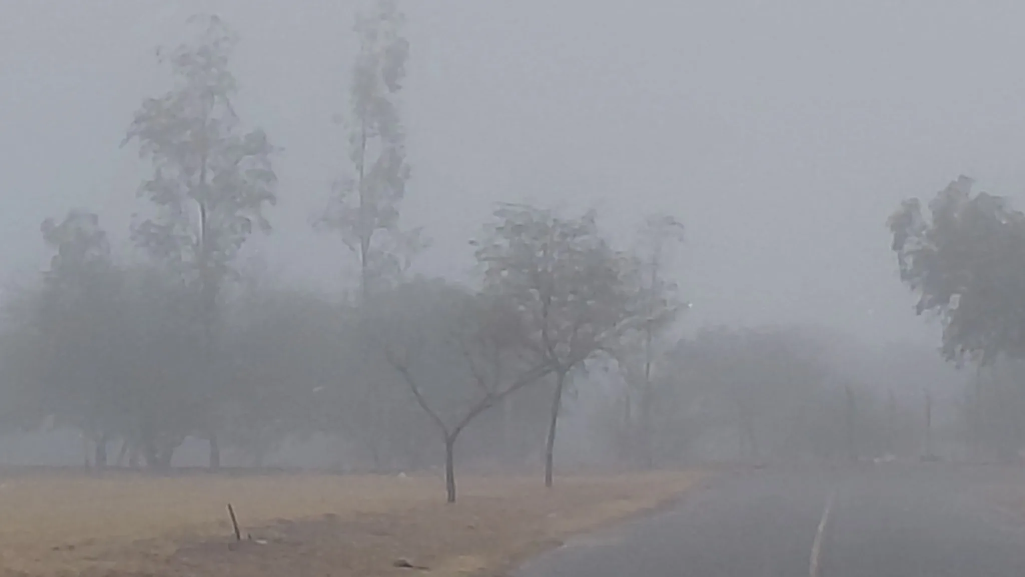Catamarca: un paisaje diferente en la fría mañana de invierno en el Valle Central