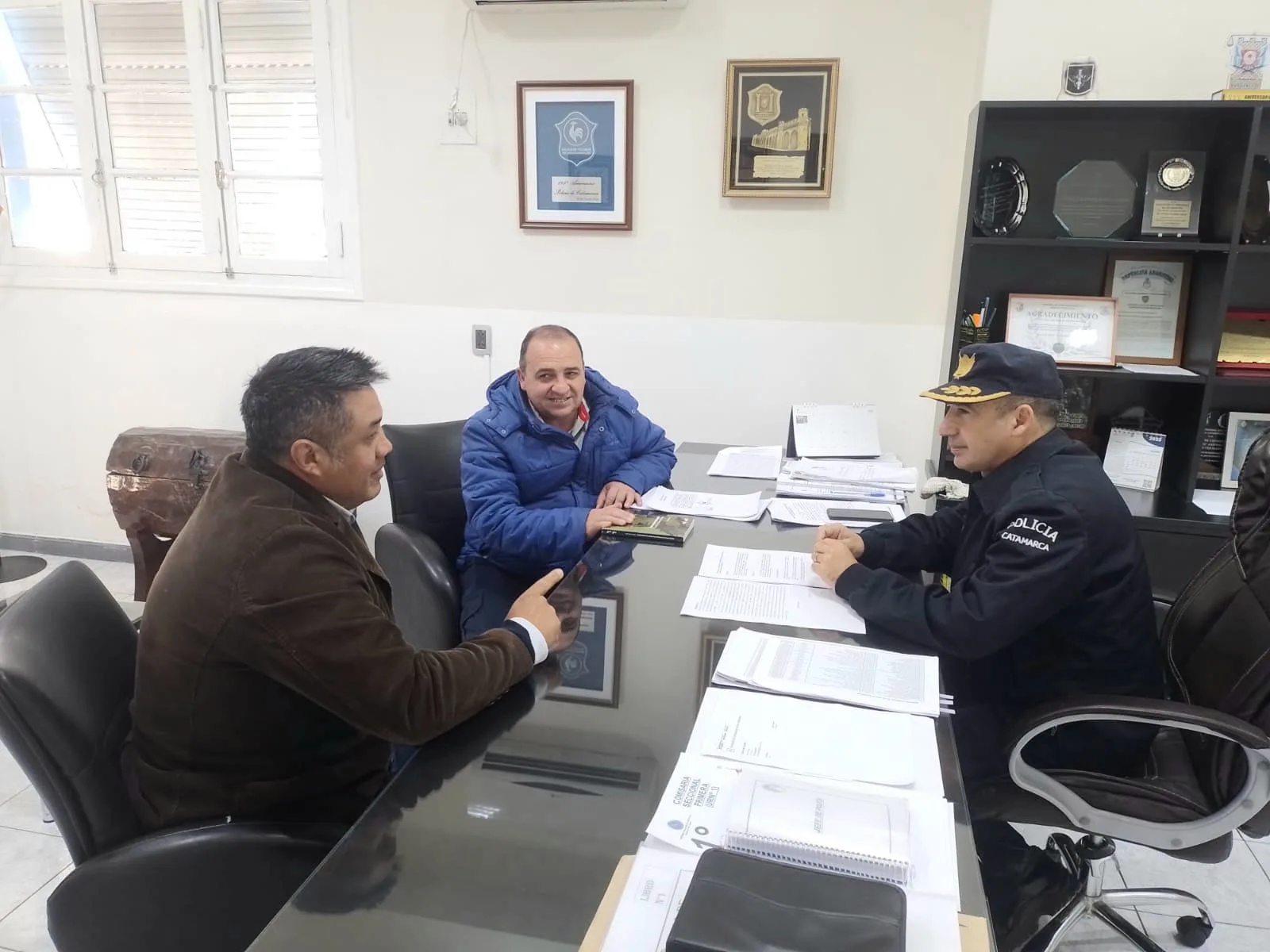 Catamarca: UPCN se reunió con el jefe de la Policía de Catamarca por el Proyecto de implementar la Carrera Administrativa en Seguridad