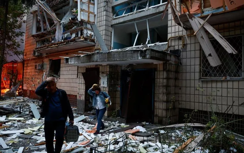 Terror nocturno en Kiev: seis muertos y 40 heridos por un ataque masivo con más de 300 drones rusos