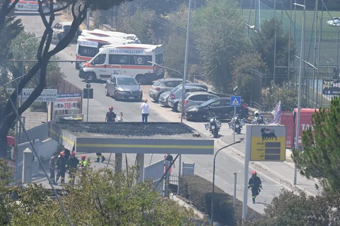 Roma: al menos 30 heridos por la explosión de una estación de servicio