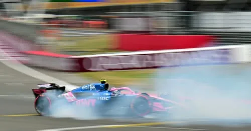 Franco Colapinto sufrió un accidente en la clasificación del GP de Gran Bretaña de Fórmula 1
