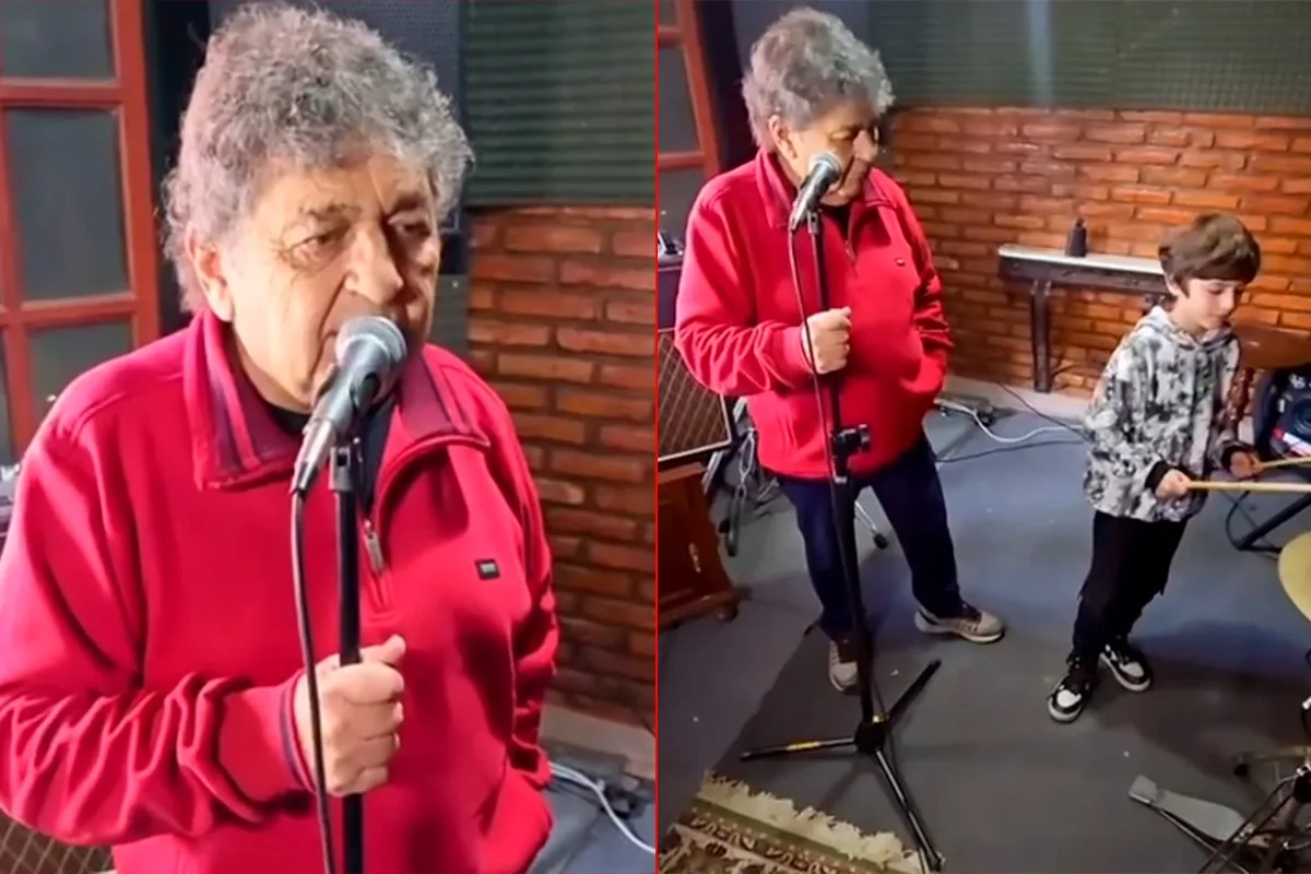 “Ensayando con mi nieto”: el video de Cacho Deicas que alimenta su futuro como solista