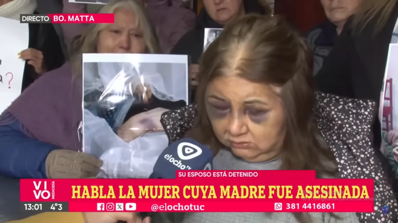 Video: habló la ex pareja del hombre que asesinó a bastonazos a su suegra de 104 años