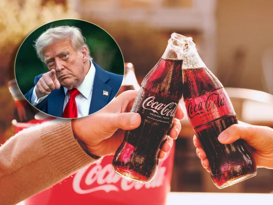Coca-Cola volverá a usar azúcar de caña, presionada por Trump para que cambie su fórmula