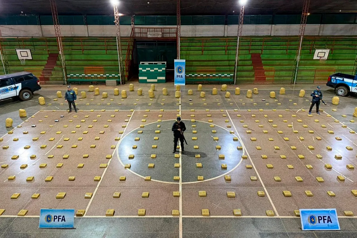 Incautaron más de una tonelada de marihuana en Misiones
