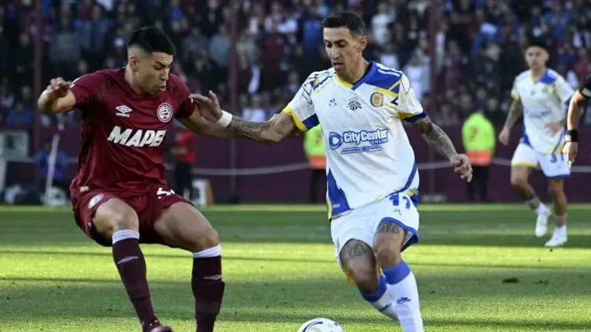 Con gol de Di María, Rosario Central venció a Lanús en el partido que selló el regreso del público visitante