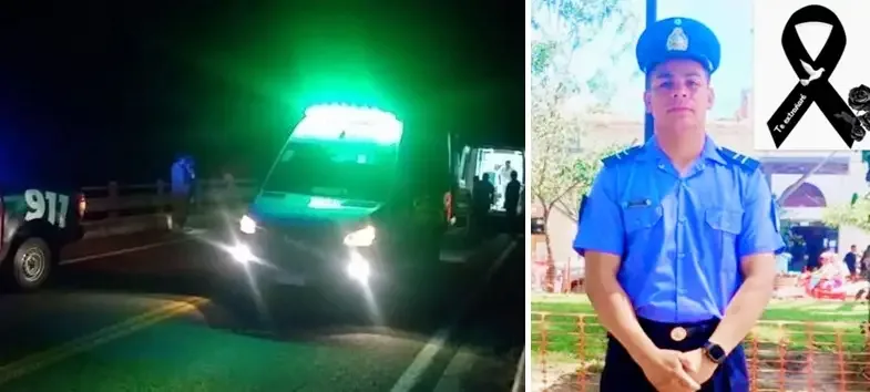 Dolor en la familia policial de Catamarca por la muerte de un aspirante de policía en el accidente de ayer domingo