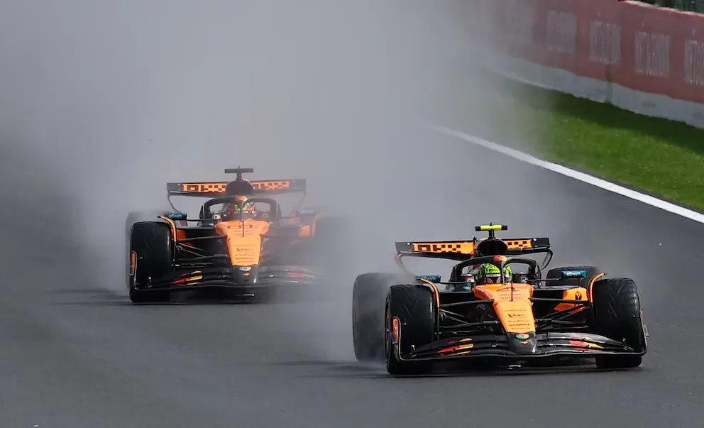 GP de Bélgica: McLaren dominó en Bélgica, y Franco Colapinto terminó 19°