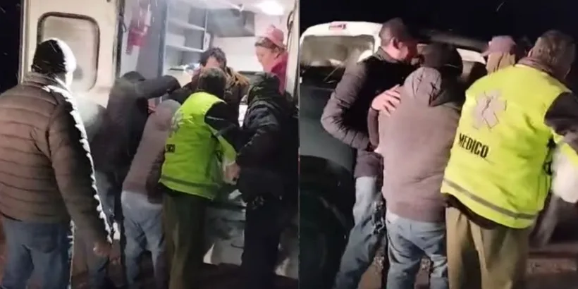 Se perdió en la nieve y sus perros lo mantuvieron con vida dándole calor: “Gracias a ellos la puedo…”