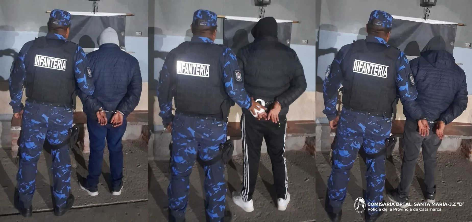 Catamarca: tres detenidos por violencia de género en Santa María