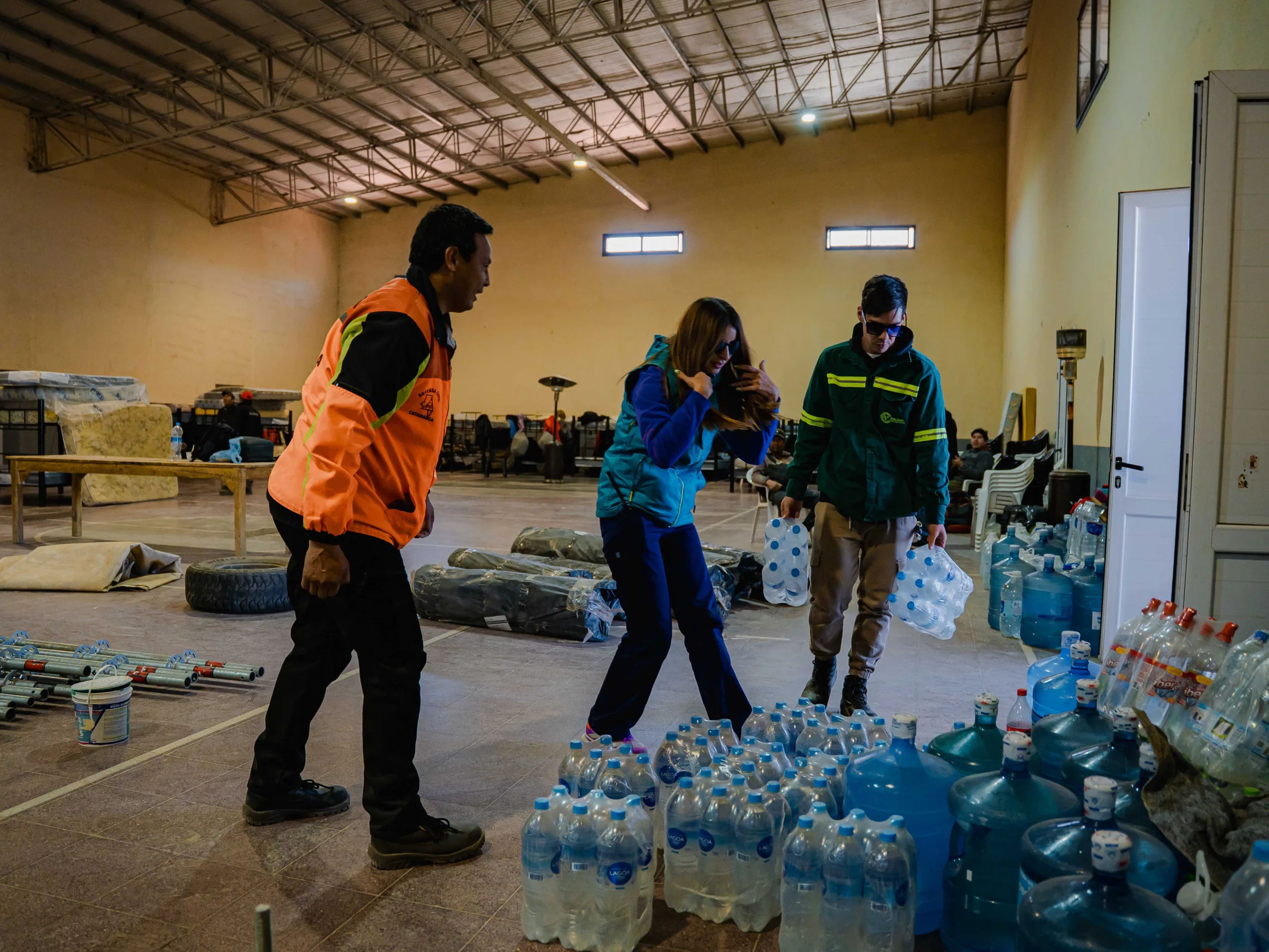 Catamarca: continúa la contención de los vecinos y reparación de daños en Laguna Blanca