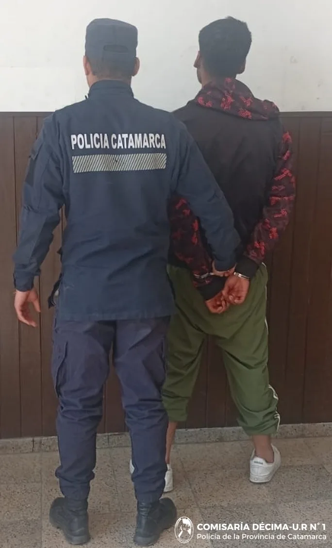 Catamarca: detuvieron a un joven de 22 años que intentó golpear a su madre de 56