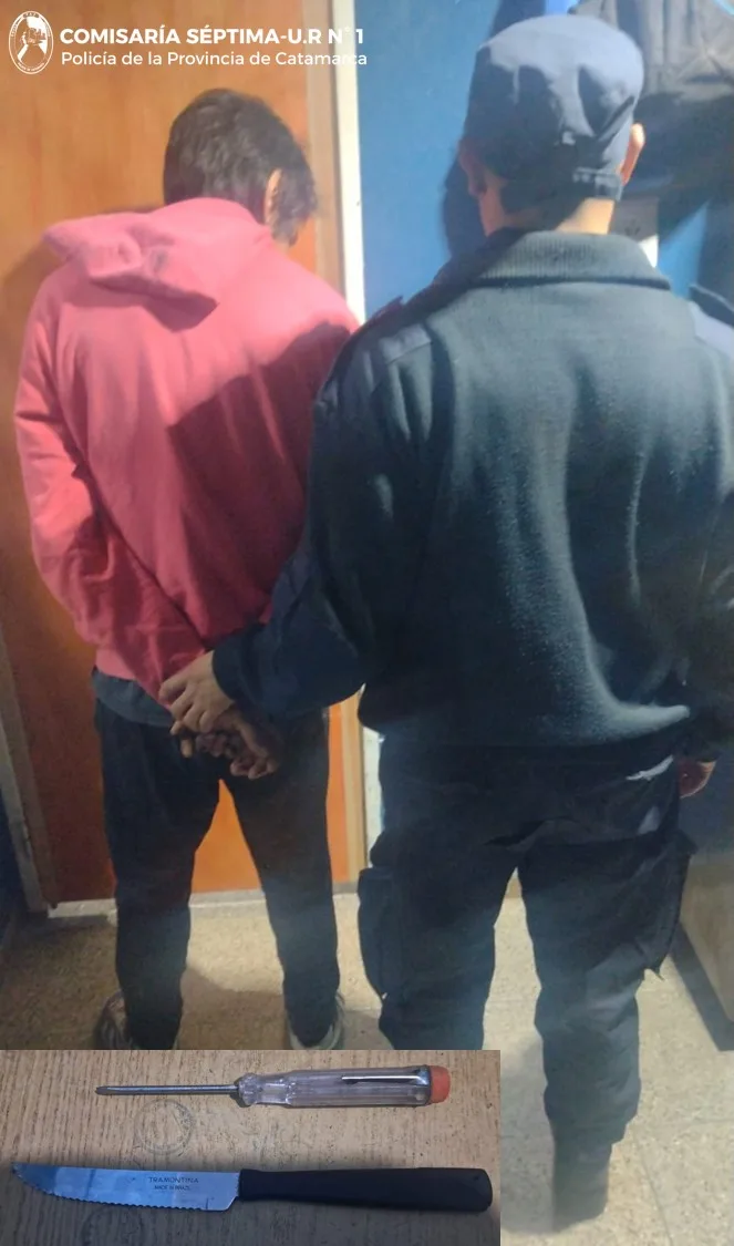 Catamarca: detienen a un joven que intentaba robar cables del alumbrado público