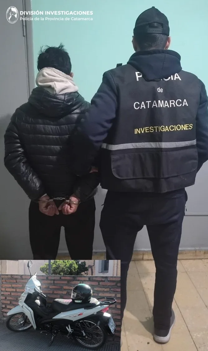 Policías detienen a peligro delincuente en Catamarca, luego de enfrentar agresiones de sus familiares