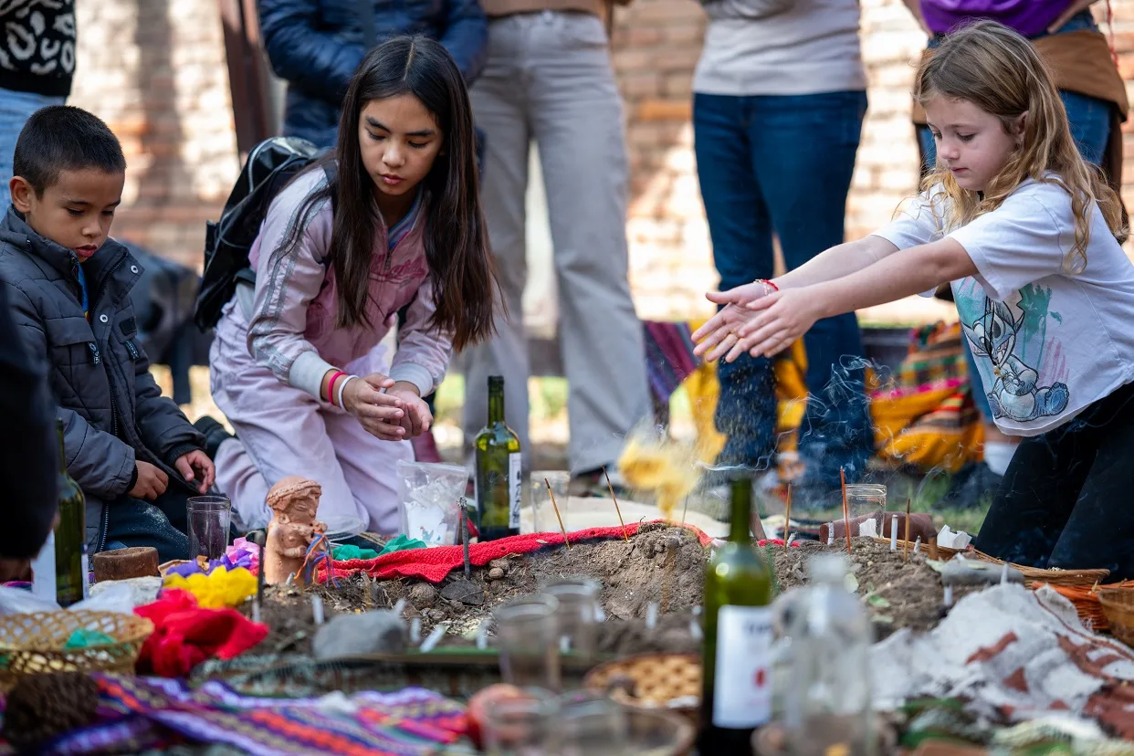 Catamarca: Corpachada en la Casa de la Cultura para agradecer a la Madre Tierra 