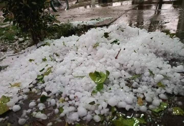Catamarca: fuerte granizada en Los Altos y principales daño en Monte y localidades del Departamento Santa Rosa (Video)