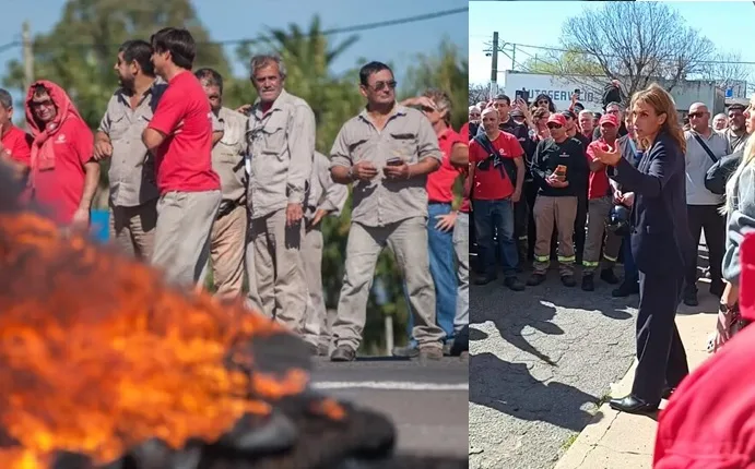 Santa Fe: trabajadores en huelga echaron a la senadora libertaria Florencia Arietto