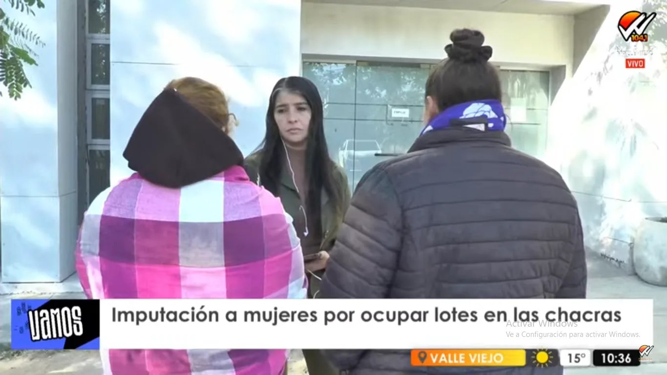 Usurpadores de Valle Viejo amenazaron prenderse fuego ellos y a los niños si les “pintan los dedos” en la Justicia