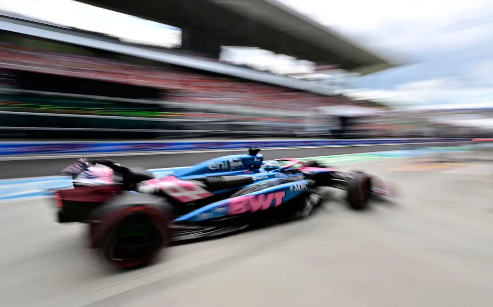 Franco Colapinto quedó último en el primer día de actividad del GP de Hungría