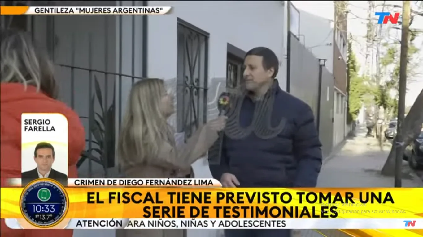 La reacción de Cristian Graf ante una pregunta incómoda: “¿Fuiste quien asesinó a Diego Fernández?”