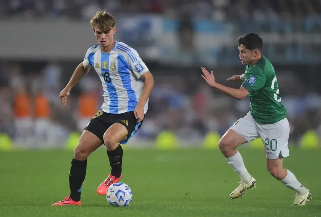 Nicolás Paz dijo que su sueño es jugar el Mundial con la Selección argentina