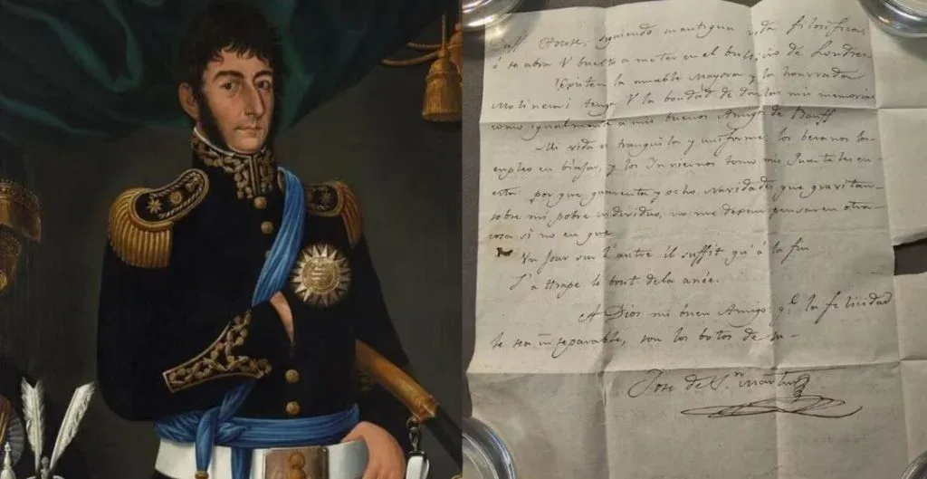 Histórico hallazgo: una carta inédita de San Martín revela vínculos con el Reino Unido en la independencia sudamericana