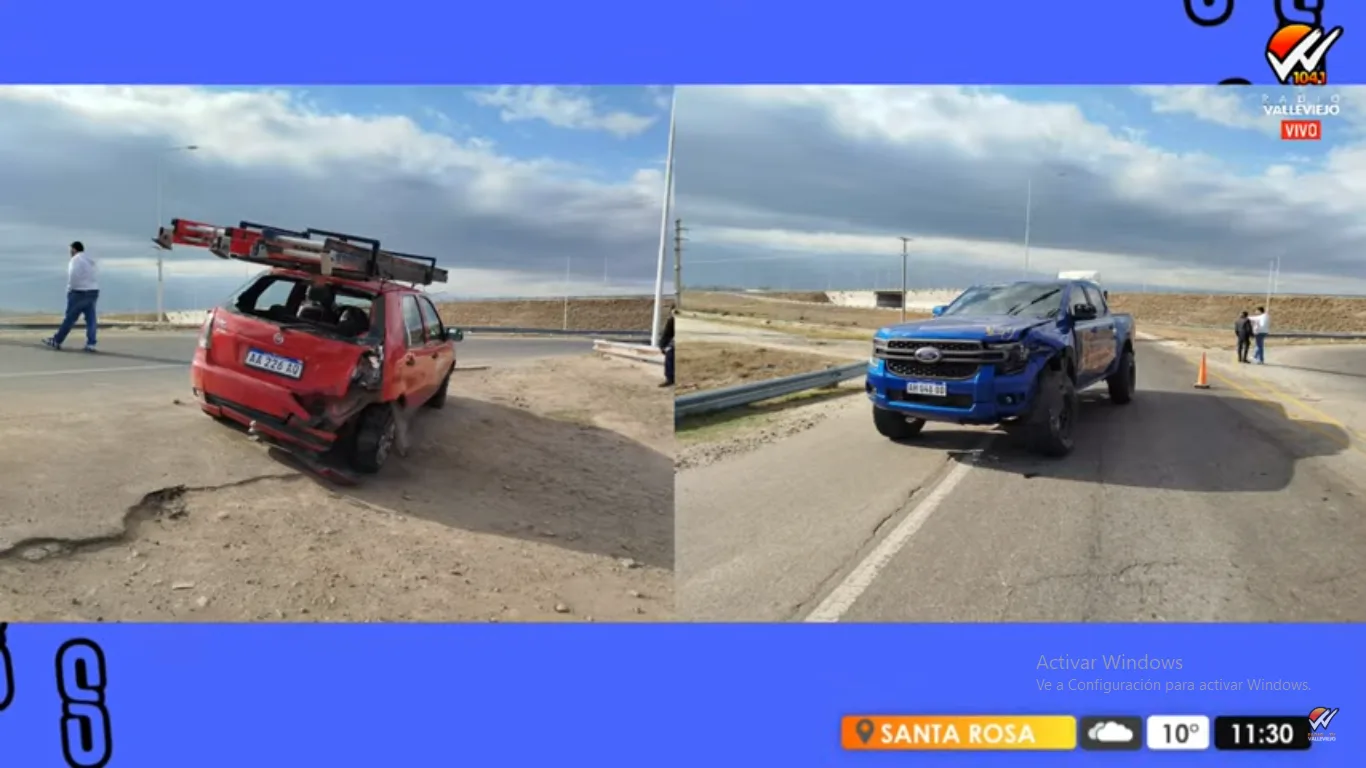 Catamarca: chocaron un auto y una camioneta en Valle Viejo