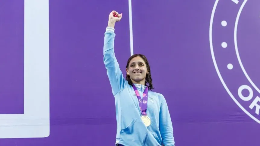 La nadadora Agostina Hein hizo historia consagrándose Campeona del Mundo junior en 400 metros combinados