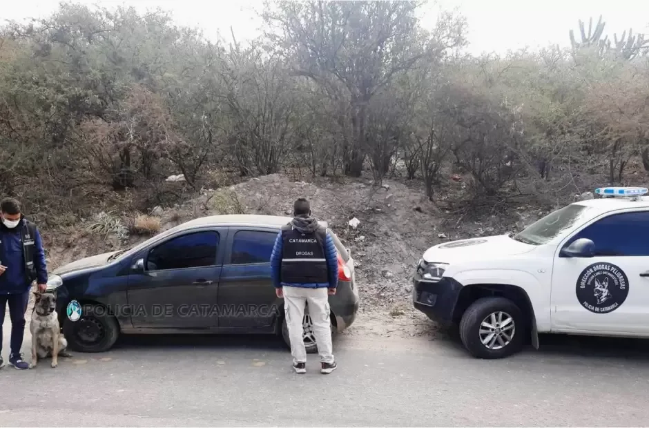 Catamarca: detienen a una mujer y secuestran droga en Paclín