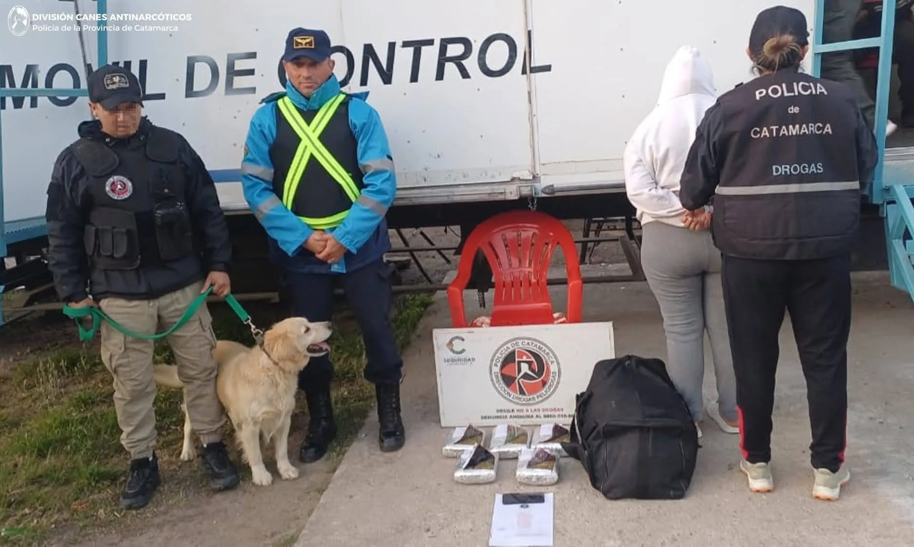 Catamarca: la información oficial del secuestro de marihuana en Paclín