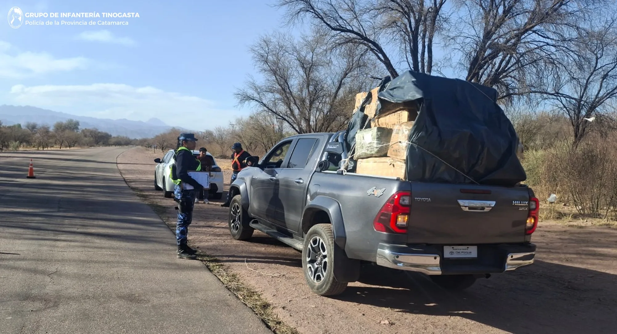 Catamarca: secuestran mercadería ilegal en Tinogasta