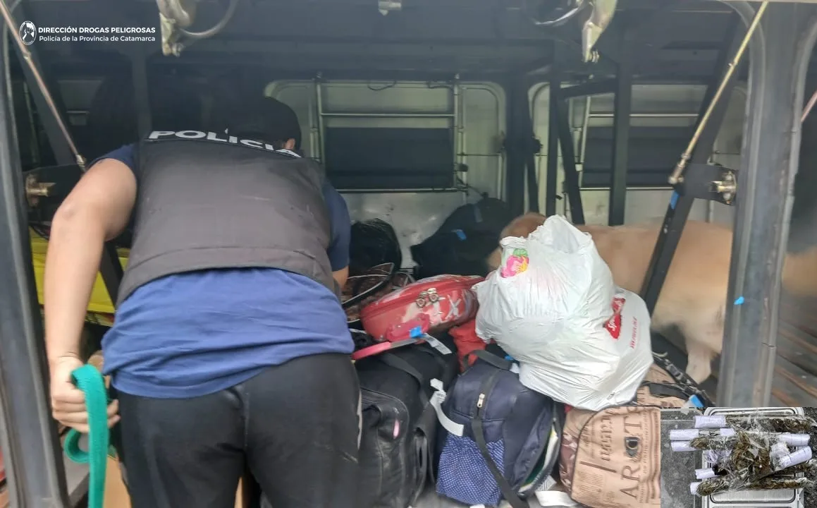 Catamarca: policías secuestran droga en Paclín