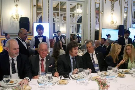 Milei participa hoy jueves del almuerzo del Consejo Interamericano de Comercio