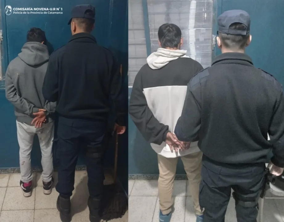 Dos violentos fueron detenidos en el Sur de la Capital catamarqueña
