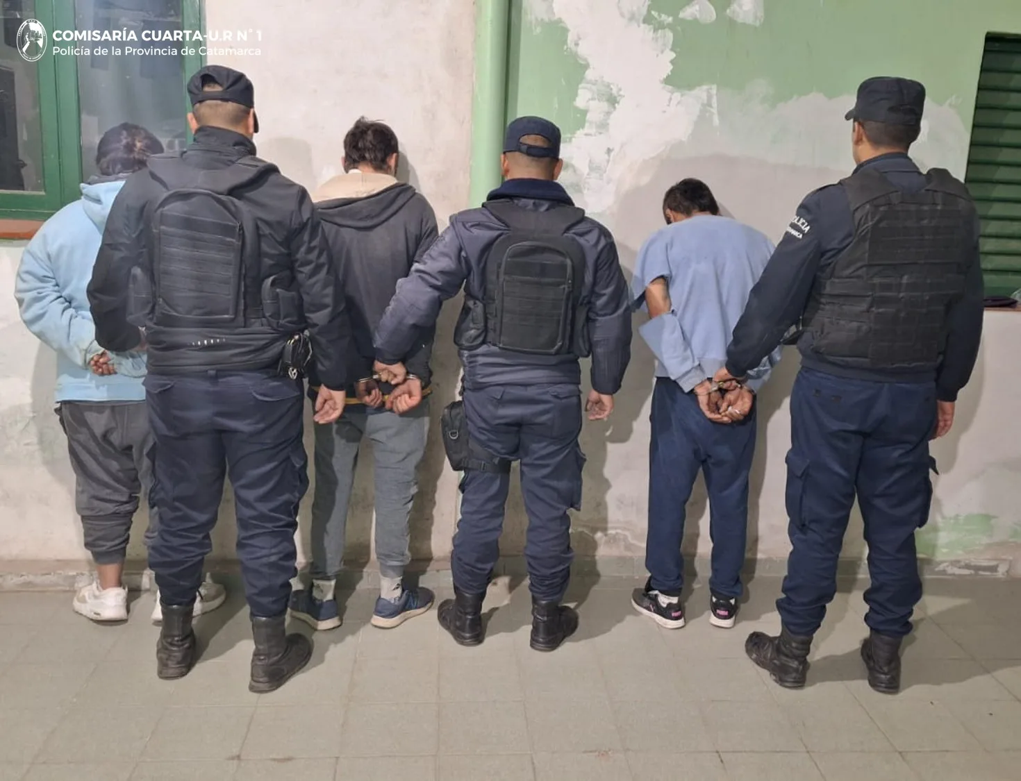 Catamarca: detuvieron a un hombre y dos jóvenes por un arrebato
