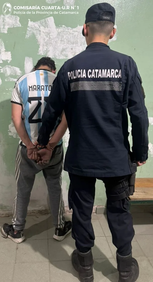 Detienen en Catamarca a un joven delincuente por intentar cometer un robo domiciliario