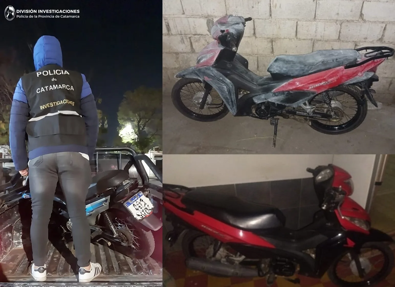 Catamarca: la Policía recuperó dos motocicletas robadas