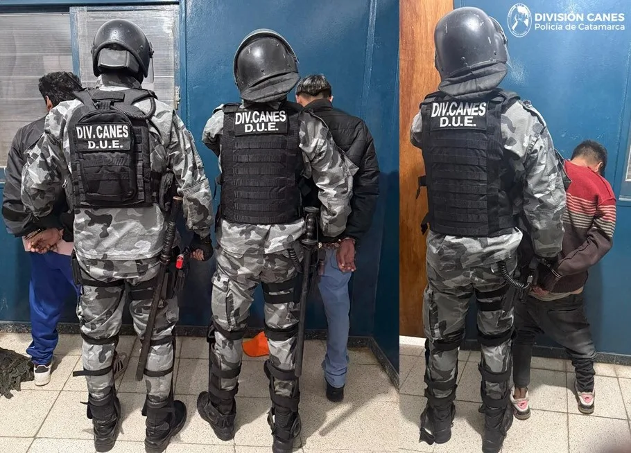 Catamarca: en diferentes procedimientos detienen a tres personas en el sector Sur de la Capital