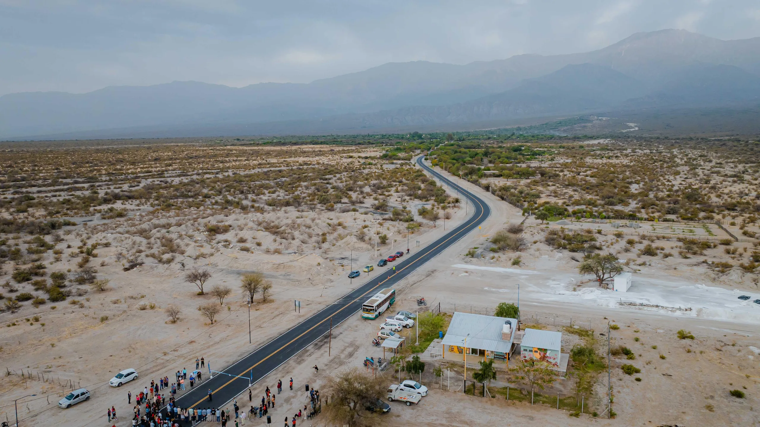 Plan de Asfaltado en Catamarca: se inauguró la nueva pavimentación en el ingreso a Siján